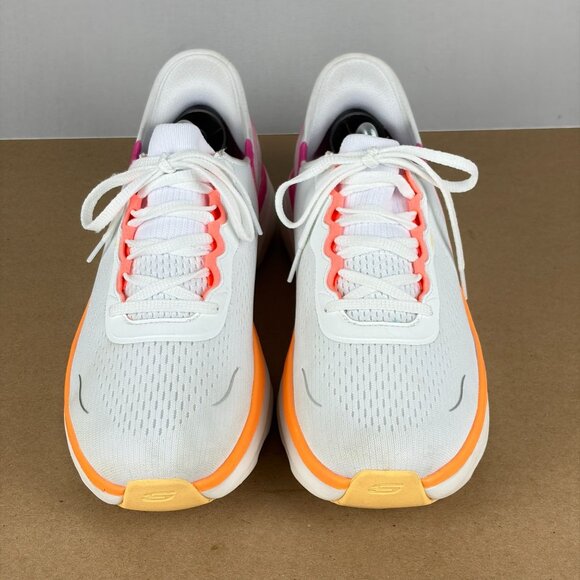 Skechers Slip-Ins D'Lux Vapor Handsfree Shoes Womens 10 White Pink Orange - Picture 2 of 10